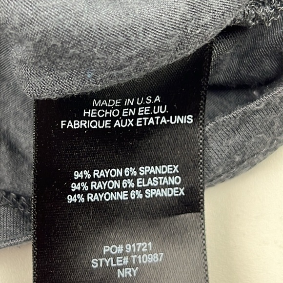 2b bebe charcoal flowy bedazzled rhinestone halter  tank top - Picture 8 of 10